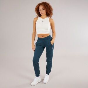 Adidas Women's Essentials Slim Fleece Jogger Arctic Night Size Medium